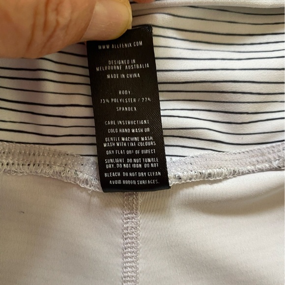 AllFenix Piper Black/White Stripe Leggings - Picture 4 of 6